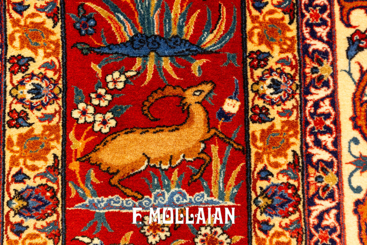 Tappeto Isfahan Disegno Classico Floreale n°:806647